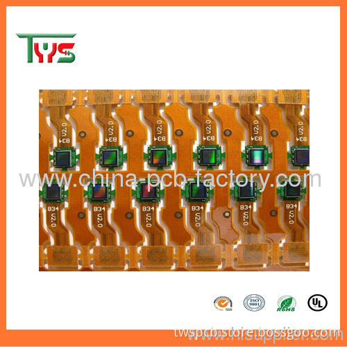 Flexible Pcb For Ledstrip With Fr4 Stiffener 